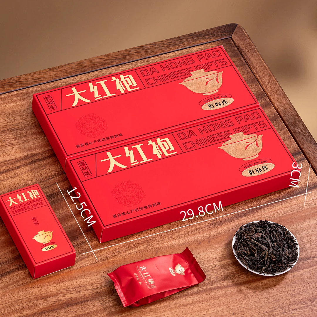 乌龙茶大红袍茶叶 烟条装2条 配礼袋 伴手礼W