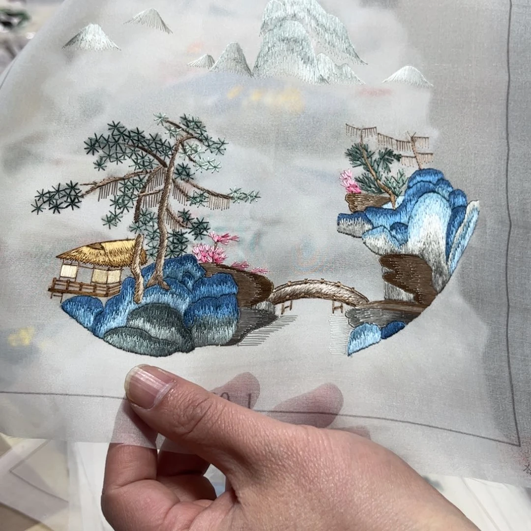 织绣纯手工苏绣陆老师