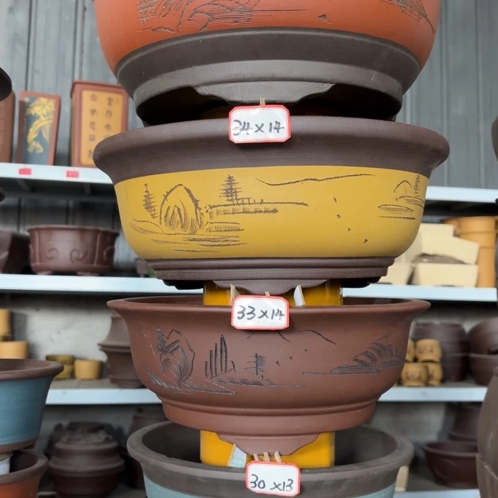 花盆紫砂100-4。