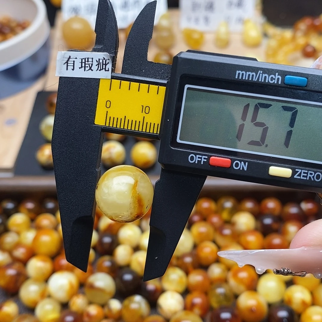 虫珀未镶嵌裸石蜜蜡832