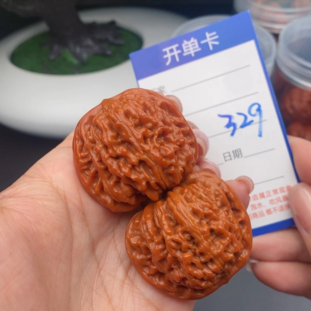 文玩核桃把件40四座楼329