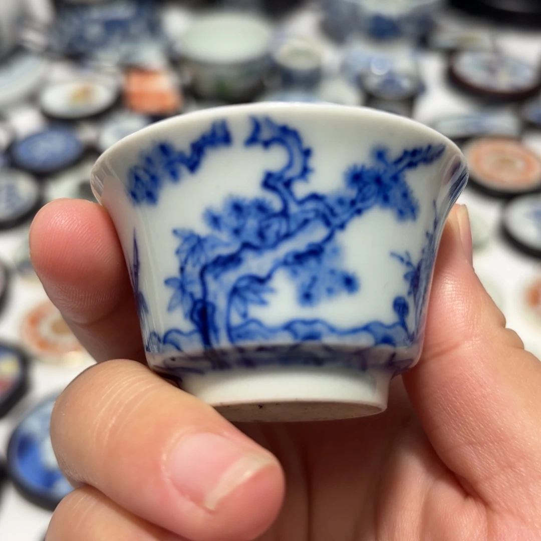 瓷片精品杯子一个
