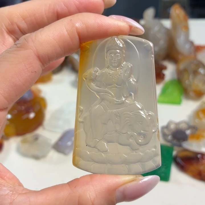 未镶嵌吊坠(不含链)玛瑙/玉髓