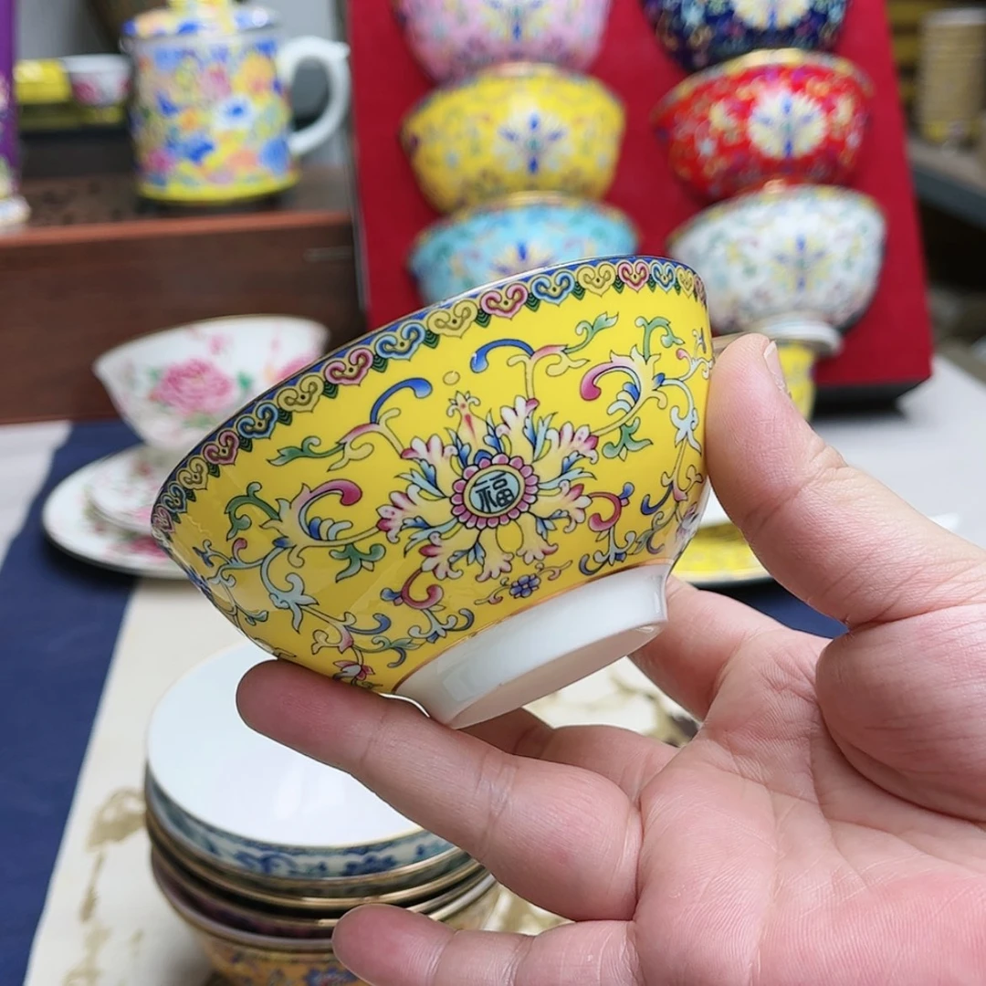 【闪购商品】珐琅4英寸6黄。。。。。