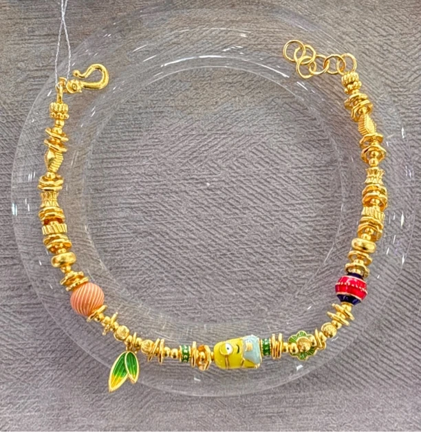 B3足金臻选盘缠手链18.26g