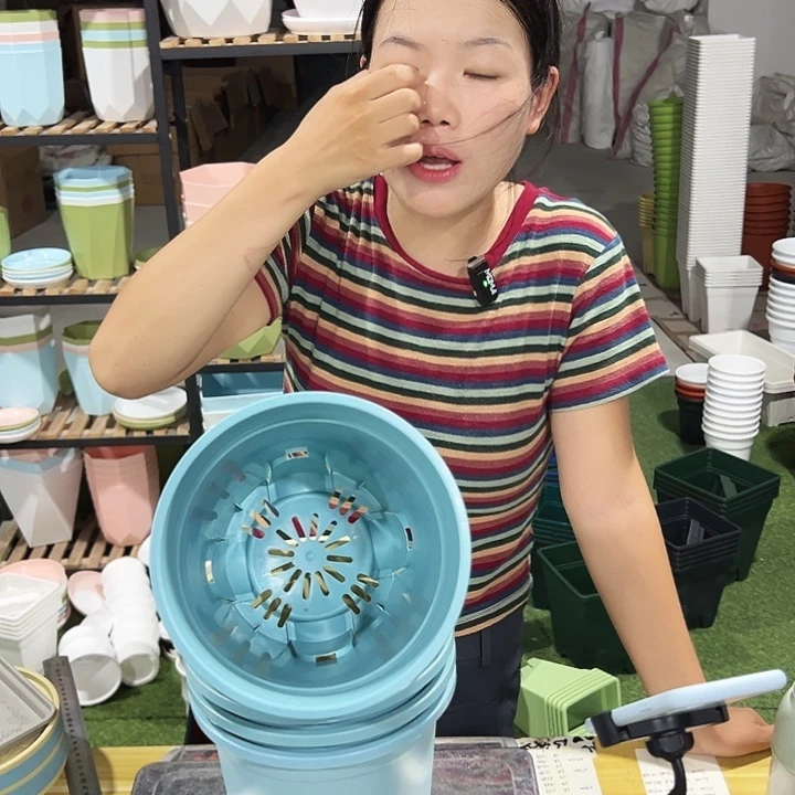 圆形控根口18高18混色5只无托