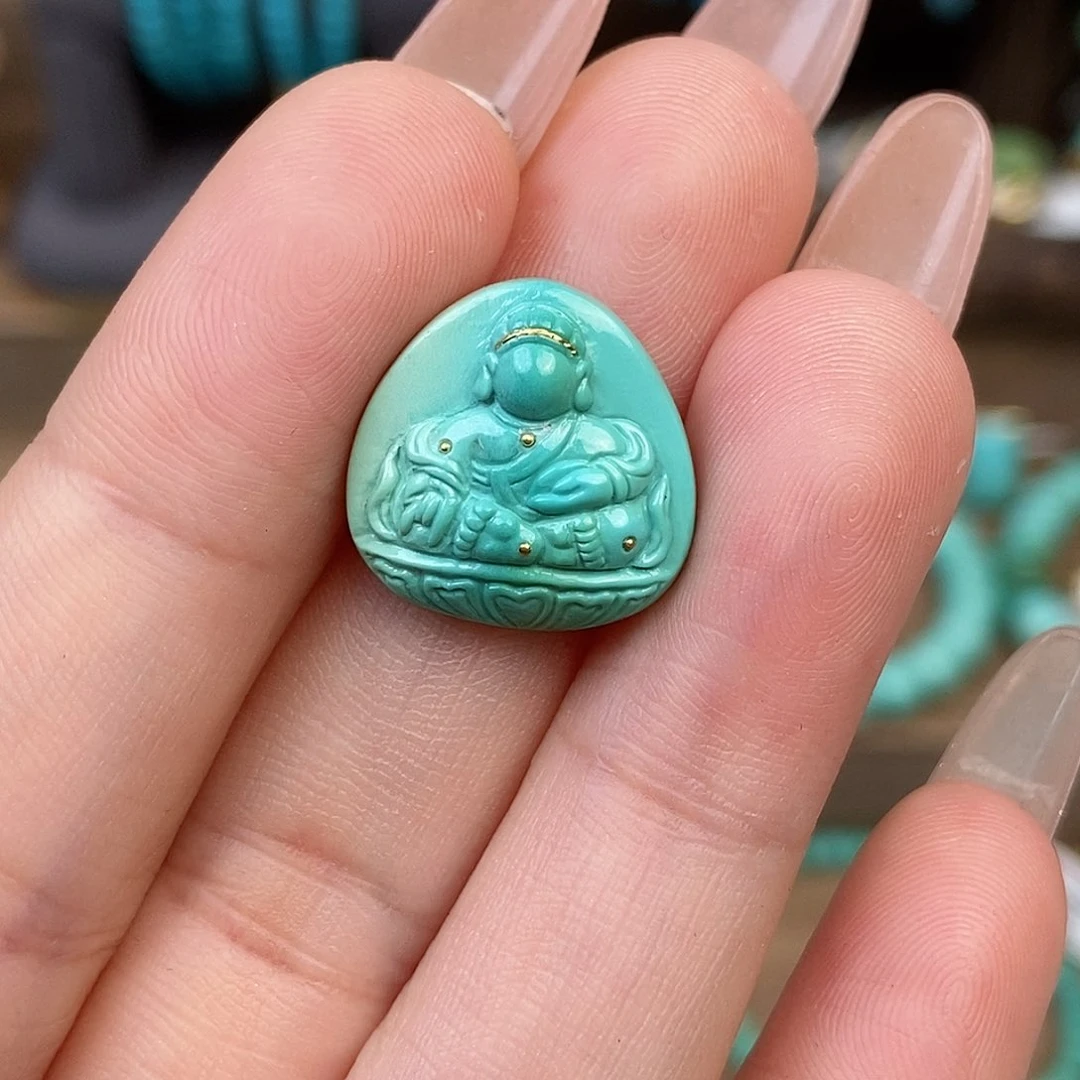 绿松石雕刻未镶嵌
