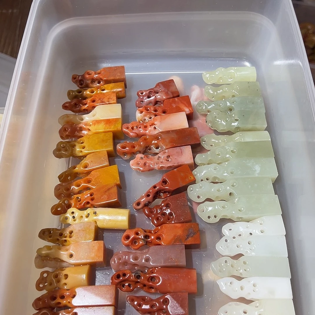 寿山石随机批发10个