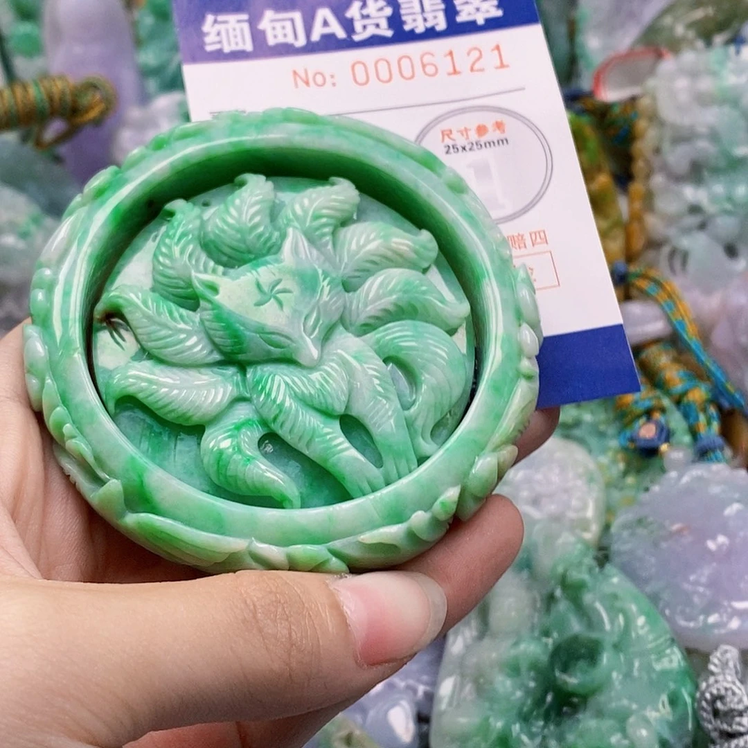吊坠(不含链)未镶嵌翡翠晶****8