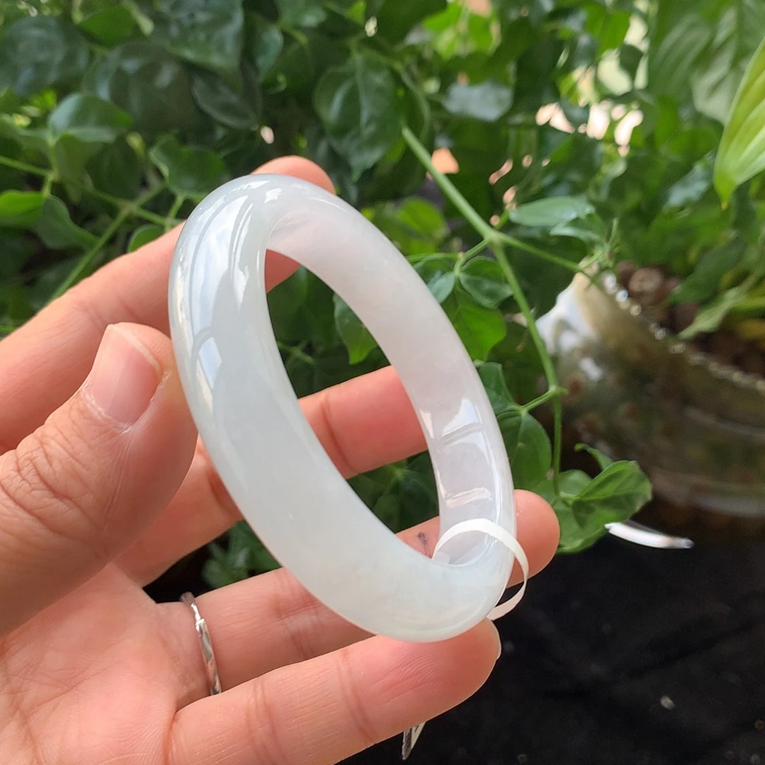 翡翠未镶嵌手镯27号