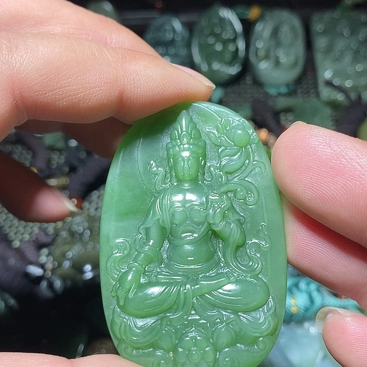 和田玉（糖玉）未镶嵌吊坠(不含链)