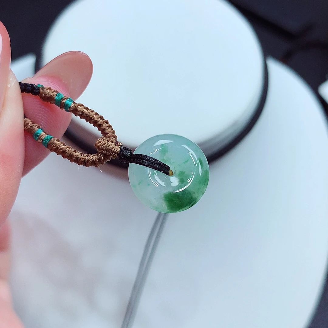 翡翠未镶嵌颈饰翡翠13，13.5/5.1