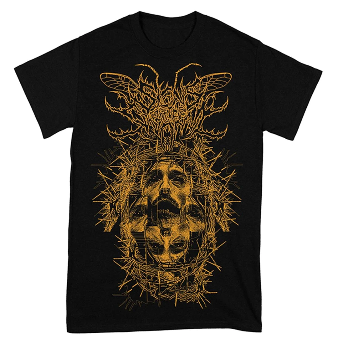 男装  群体迹象乐队黑金暗黑摇滚美式潮牌炫酷短袖恤