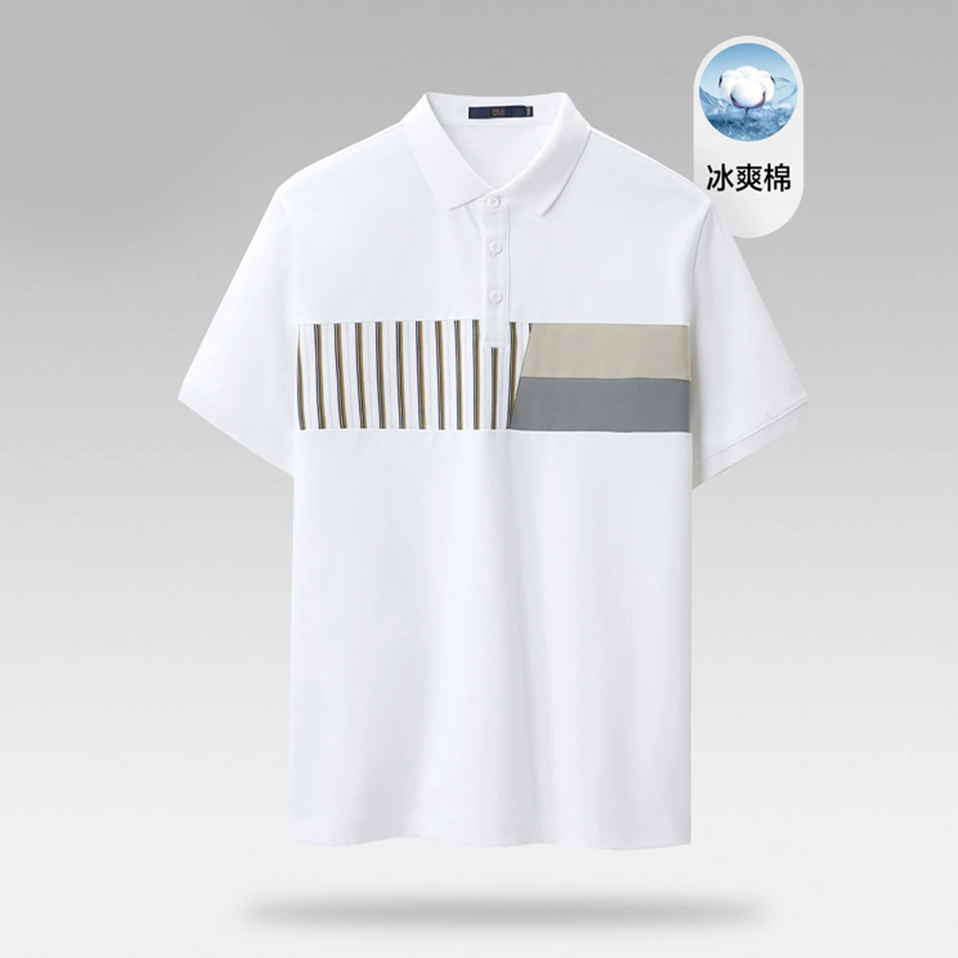 夏季男士翻领短袖poloPOLO衫FD52103