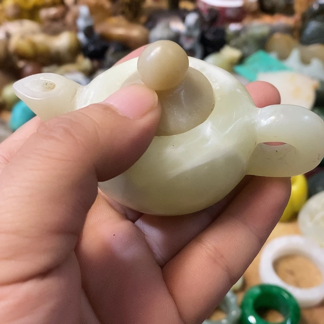 和田玉（糖玉）未镶嵌挂件玉器玉器玉器摆件