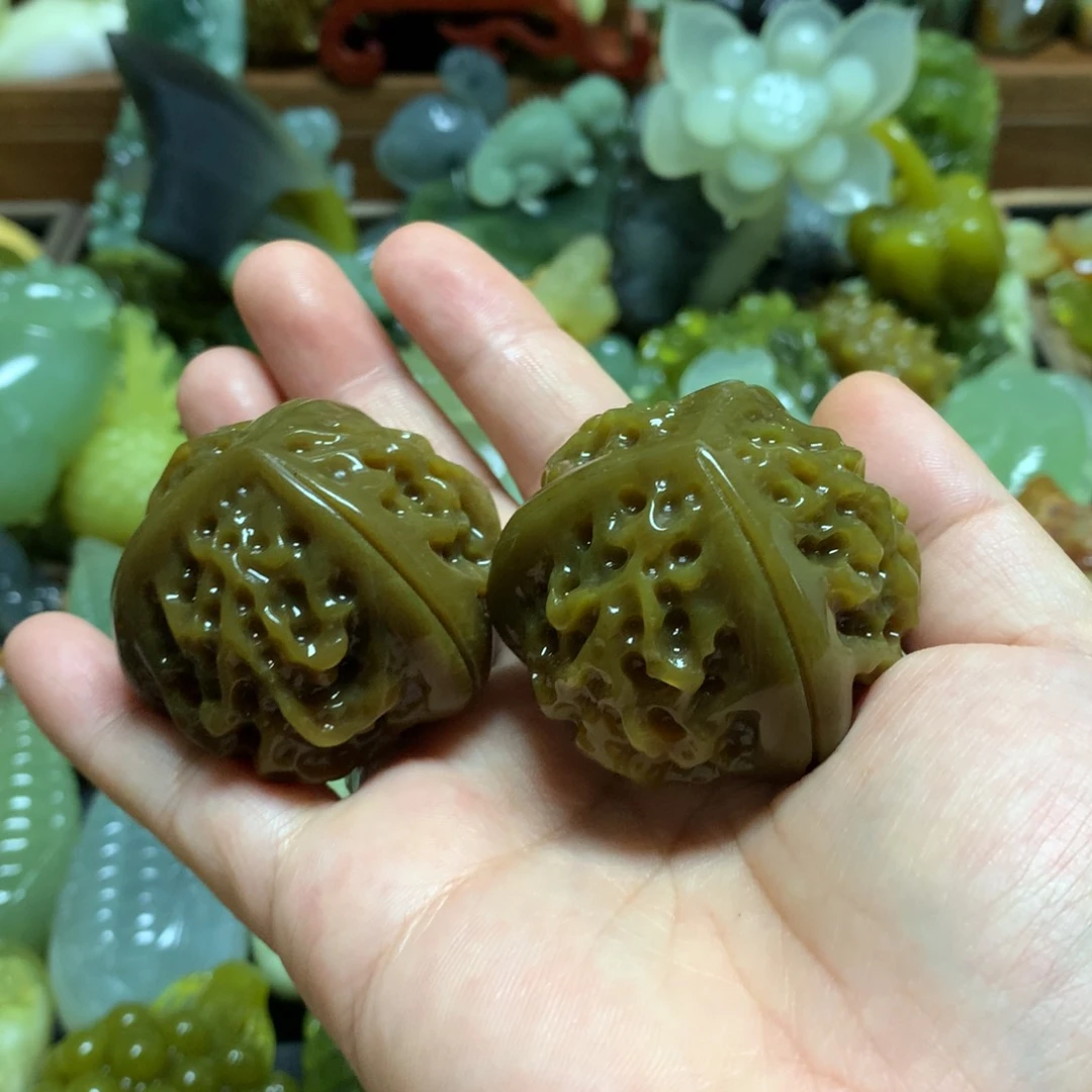 岫玉手把未镶嵌手把