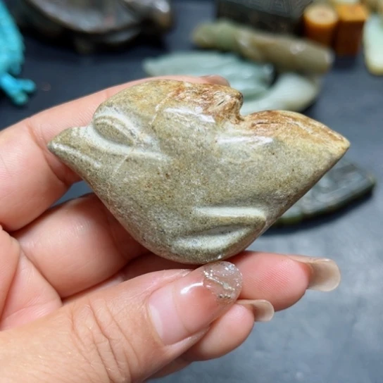 吊坠白玉菩提把件