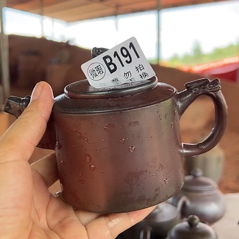 戬谷龙窑柴烧茶壶191