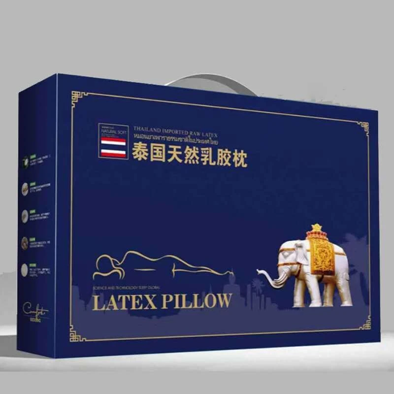 泰国公司会销礼品成人护颈椎天然乳胶枕芯