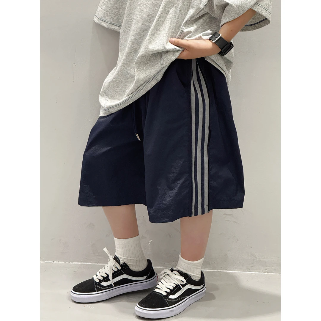 in 爱：bd25夏韩版男童潮流短裤儿童洋气拼接薄款宽松运动短裤192