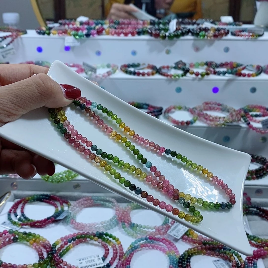 碧玺手链未镶嵌米****妮多样性发一条