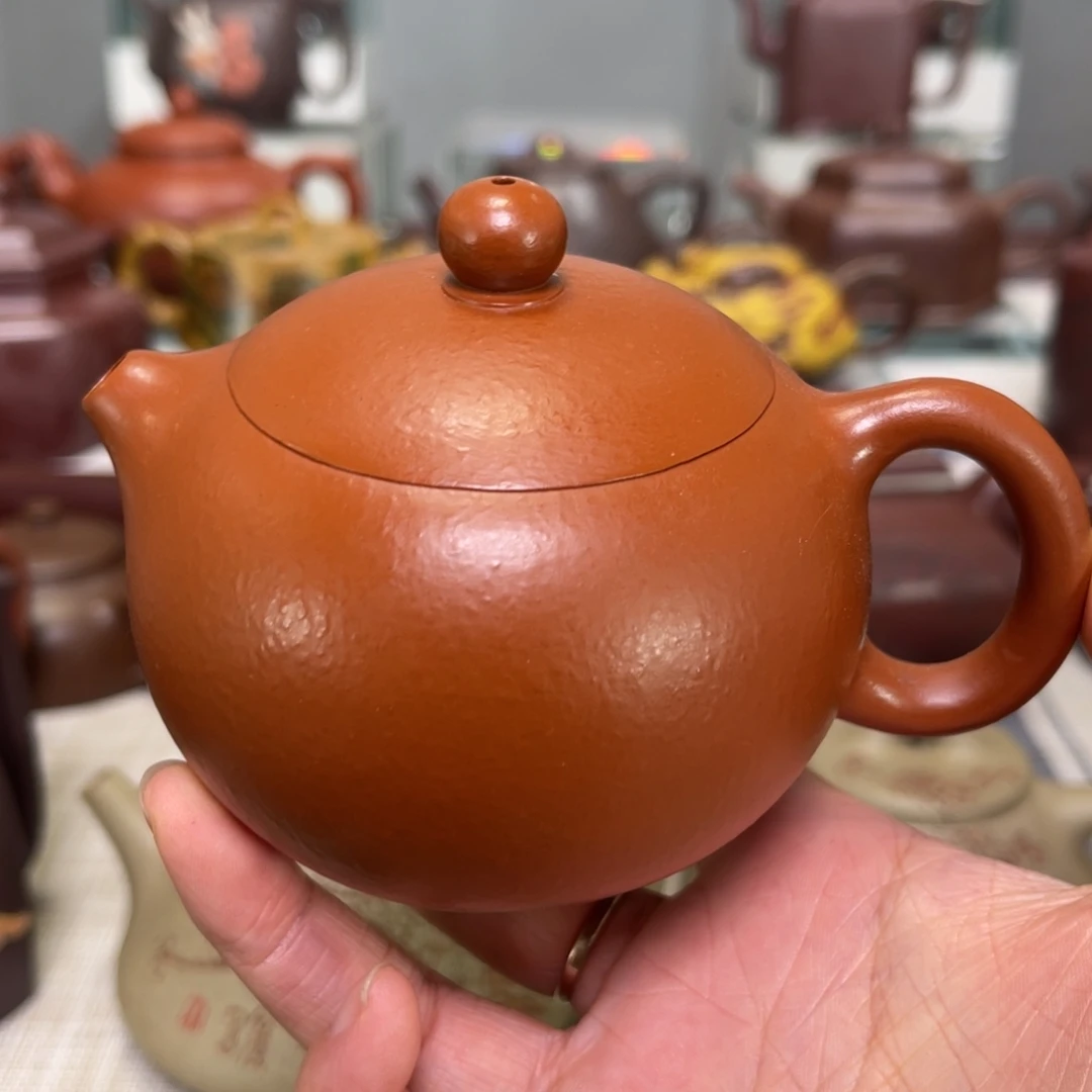 张***生紫砂茶壶高货放漏