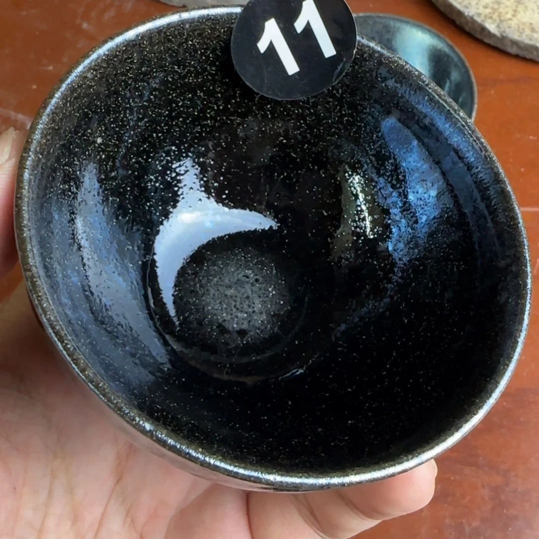 茶盏草**鹰原矿釉建盏柴烧11