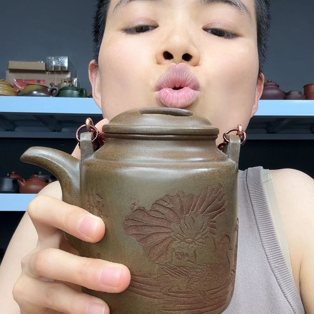 茶壶紫砂民间手艺人全手工制作