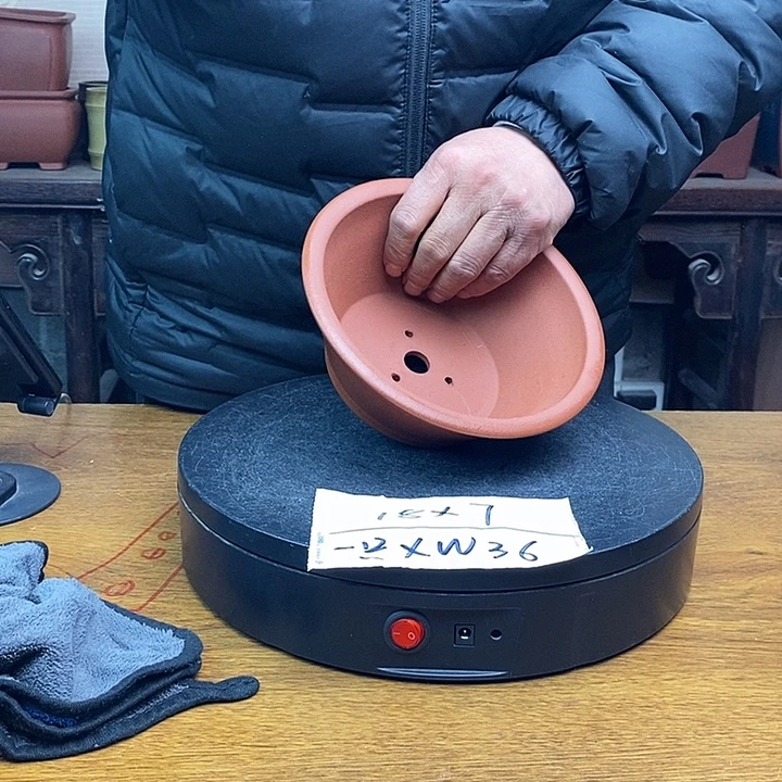 紫砂花盆货号一只XW86