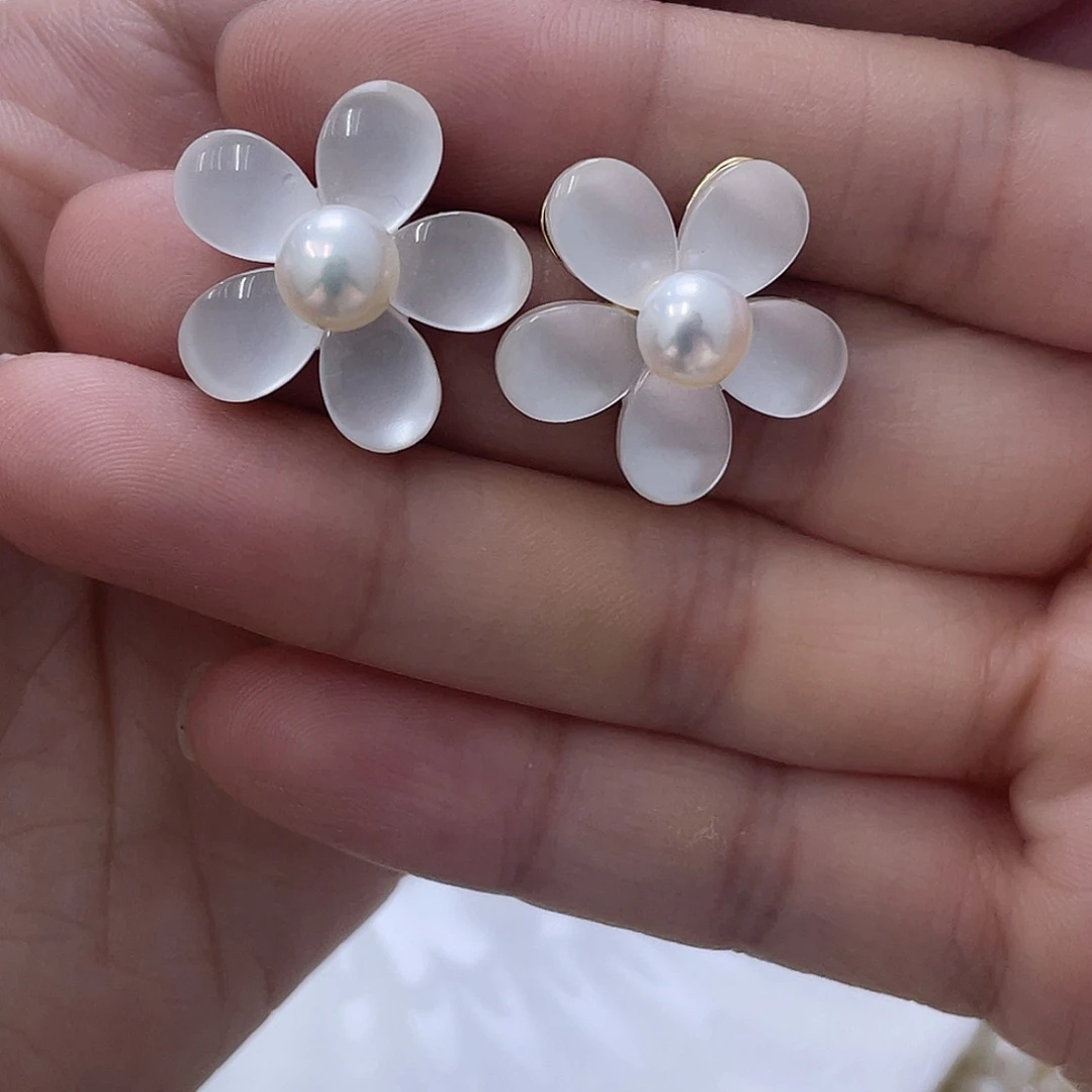 耳饰未镶嵌淡水珍珠