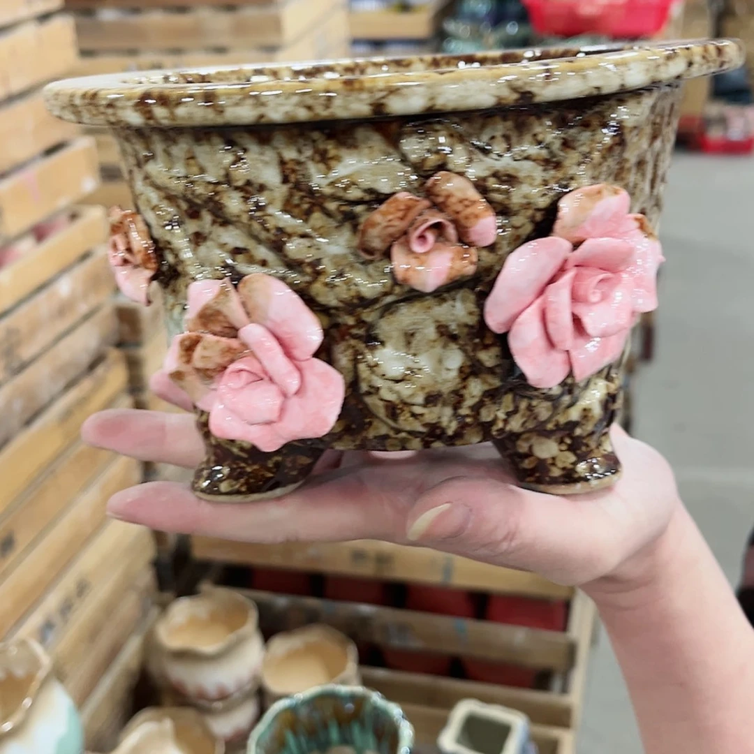 【闪购商品】陶瓷陶瓷多肉植物花盆