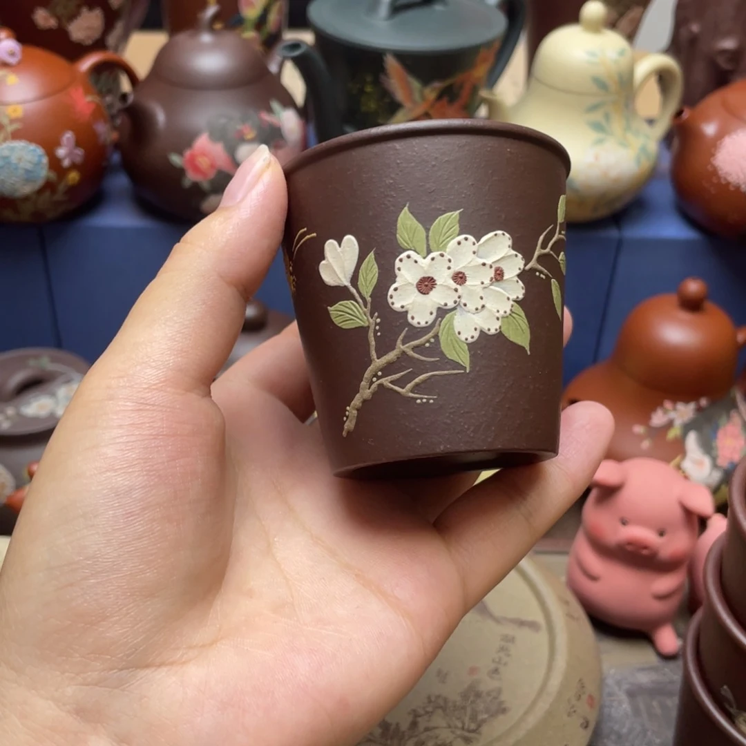 茶杯紫砂紫砂主人杯100cc