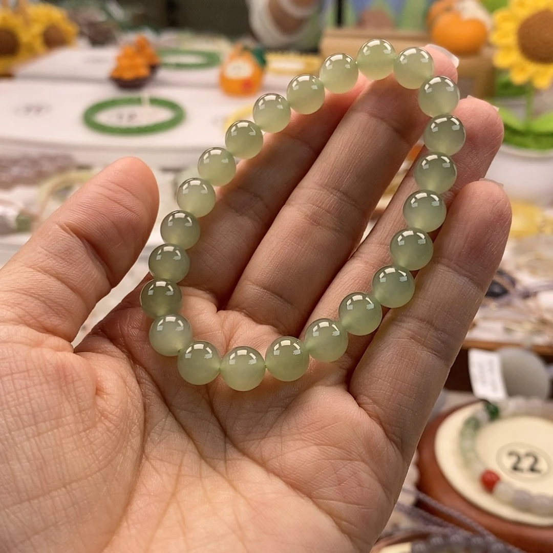 和田玉手串未镶嵌小***7