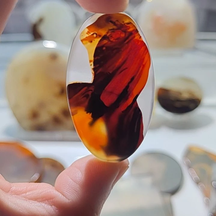 玛瑙/玉髓未镶嵌吊坠(不含链)71号