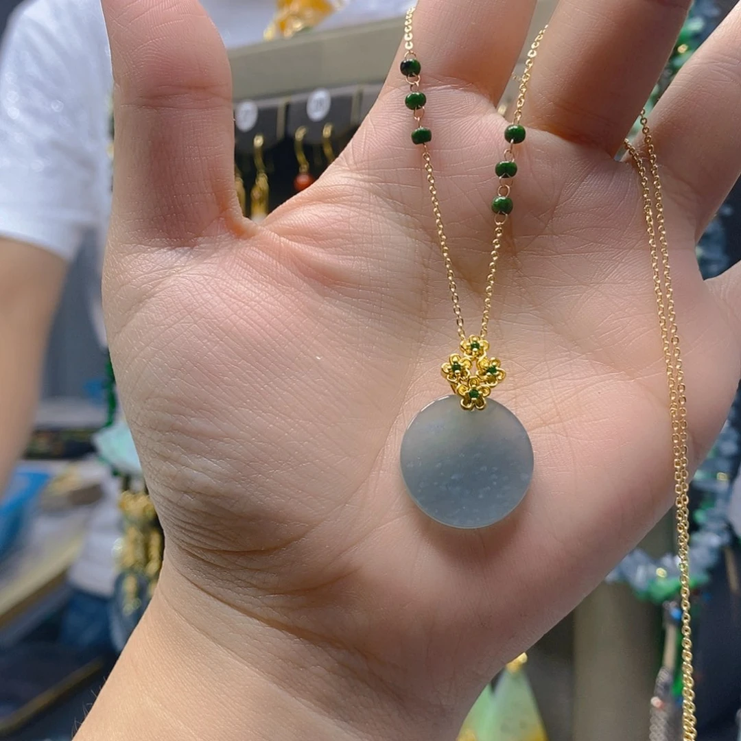 颈饰未镶嵌翡翠翡翠