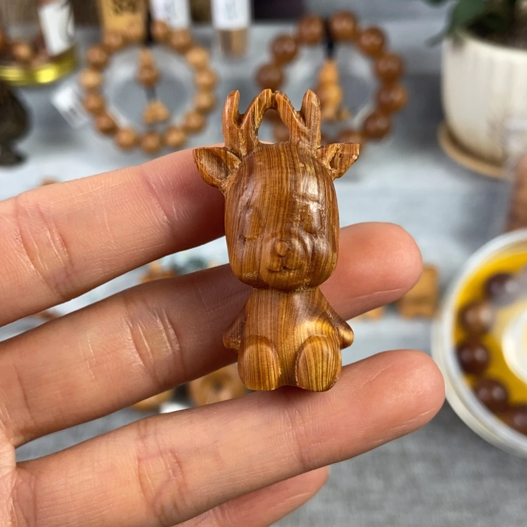 柏木（崖柏）手串/手链北太行高崖骨料茶宠小鹿  甜奶香