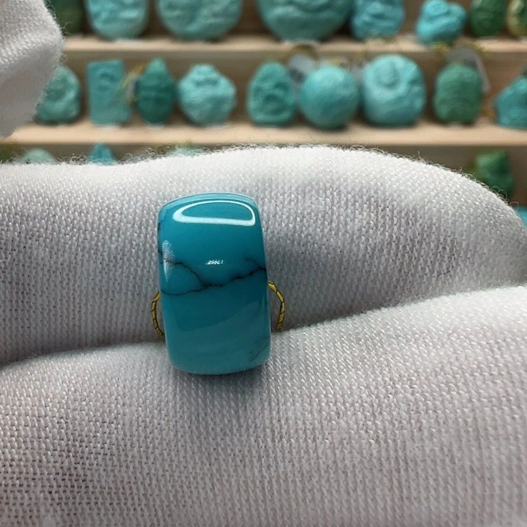 未镶嵌绿松石直切珠12.8mm