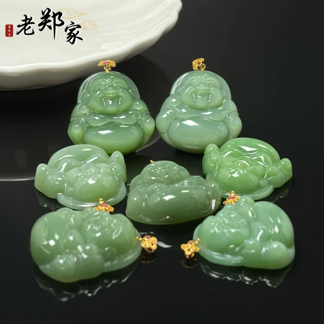 【老郑家】18K金和田玉佛公吊坠 多样性发1件不带链 1232