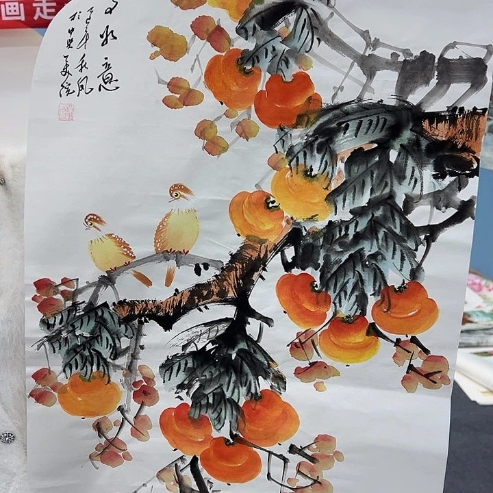 国画国画手绘作品