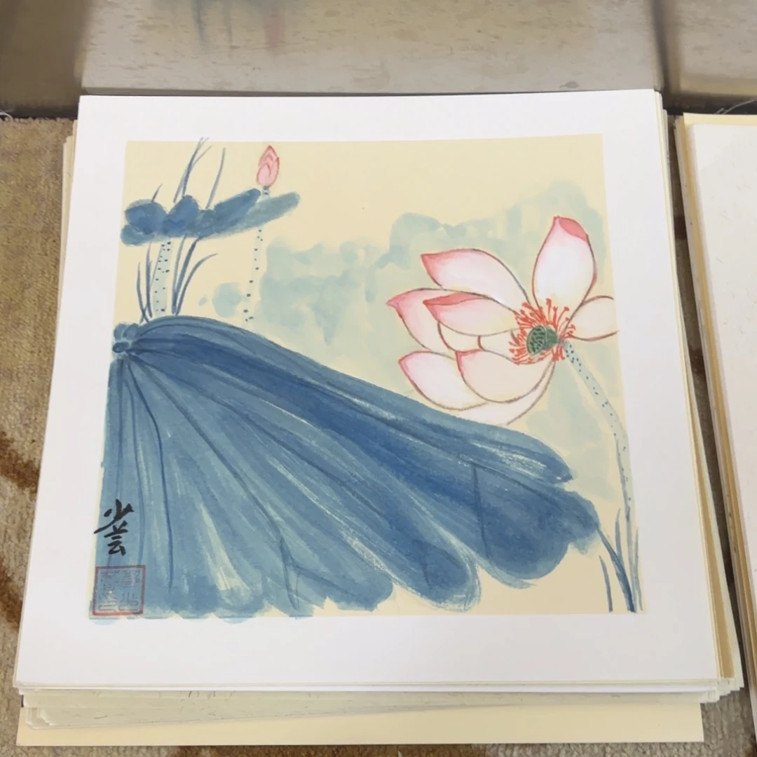 国画33-33卡纸作品艺