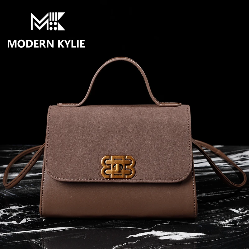 时尚休闲百搭女士真皮单肩肩包H124