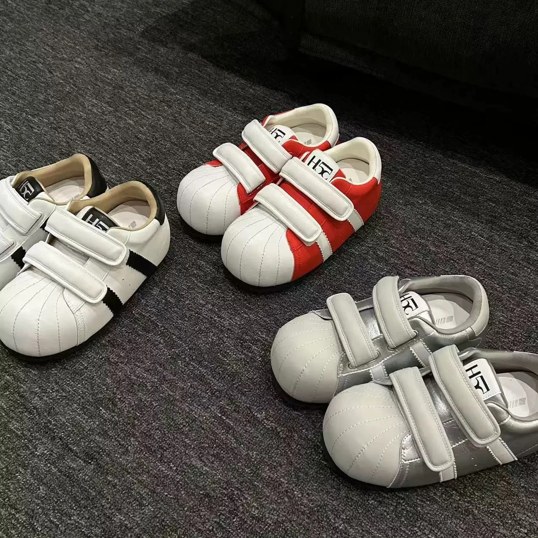 魔术贴拼色休闲鞋子女2025夏季高颜值板鞋时尚单鞋百搭学生运动鞋