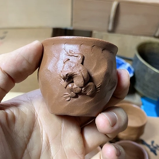 紫砂摆件个颠倒黑白就回家