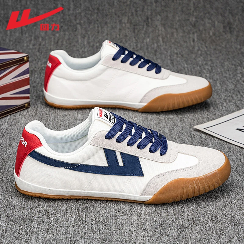 回力男鞋秋季2026新款休闲复古德训板鞋男款低帮运动阿甘小白潮鞋