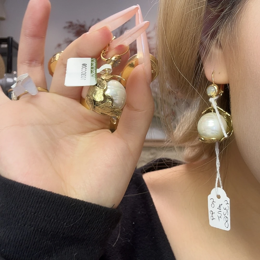 锆石铜合金白色耳针