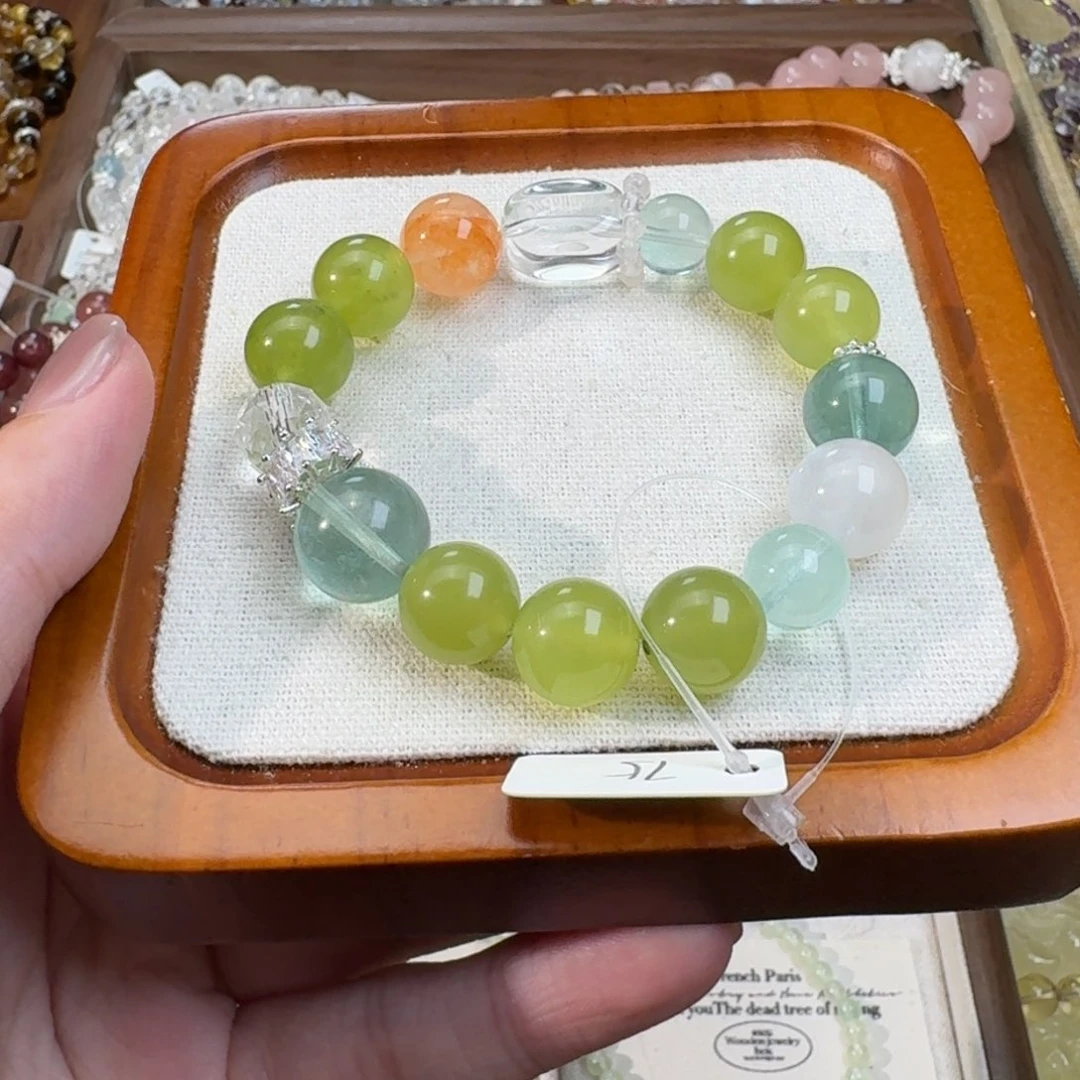 水晶手串未镶嵌青提