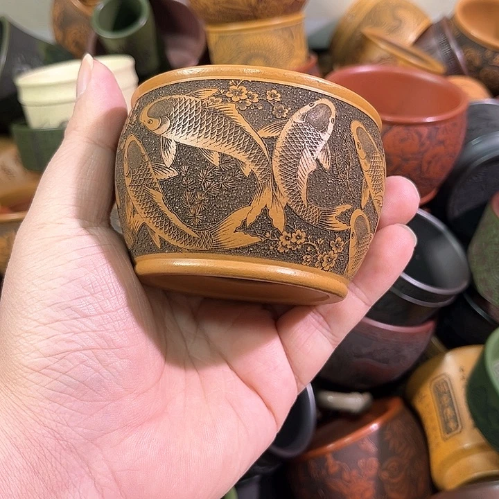 茶杯紫砂全手工紫砂主人杯