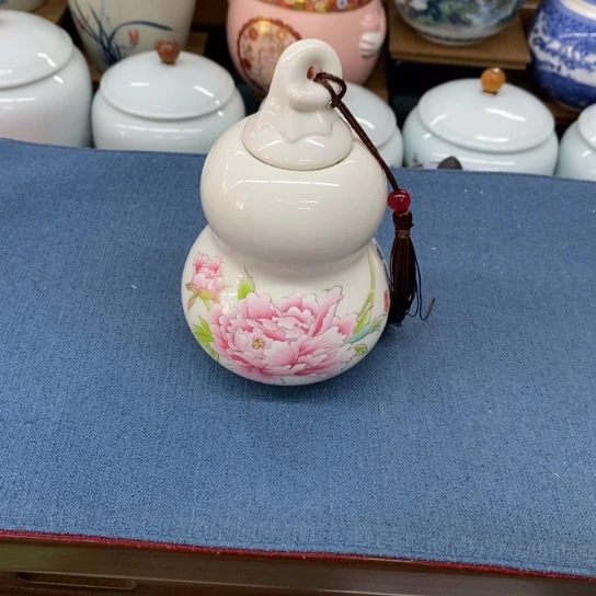 瓷片陶瓷茶叶密封罐