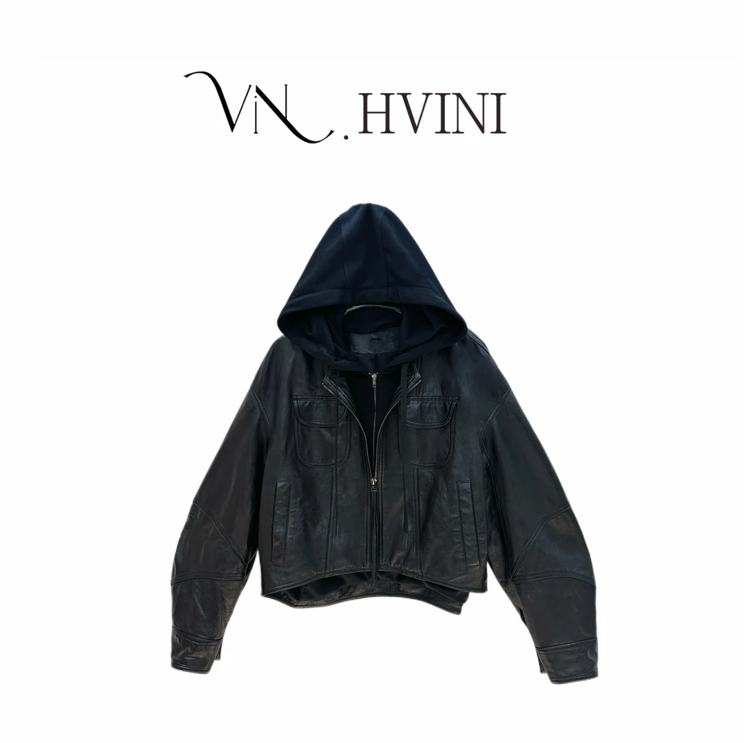 【机车女神】2025早秋新款时尚气质休闲百搭皮衣外套H5035