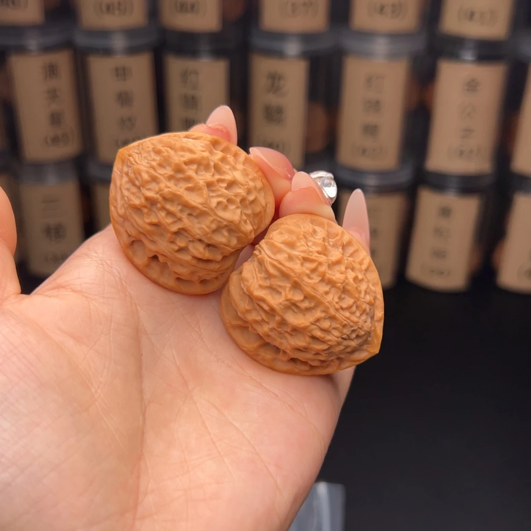 萌***文玩核桃吊坠金牛